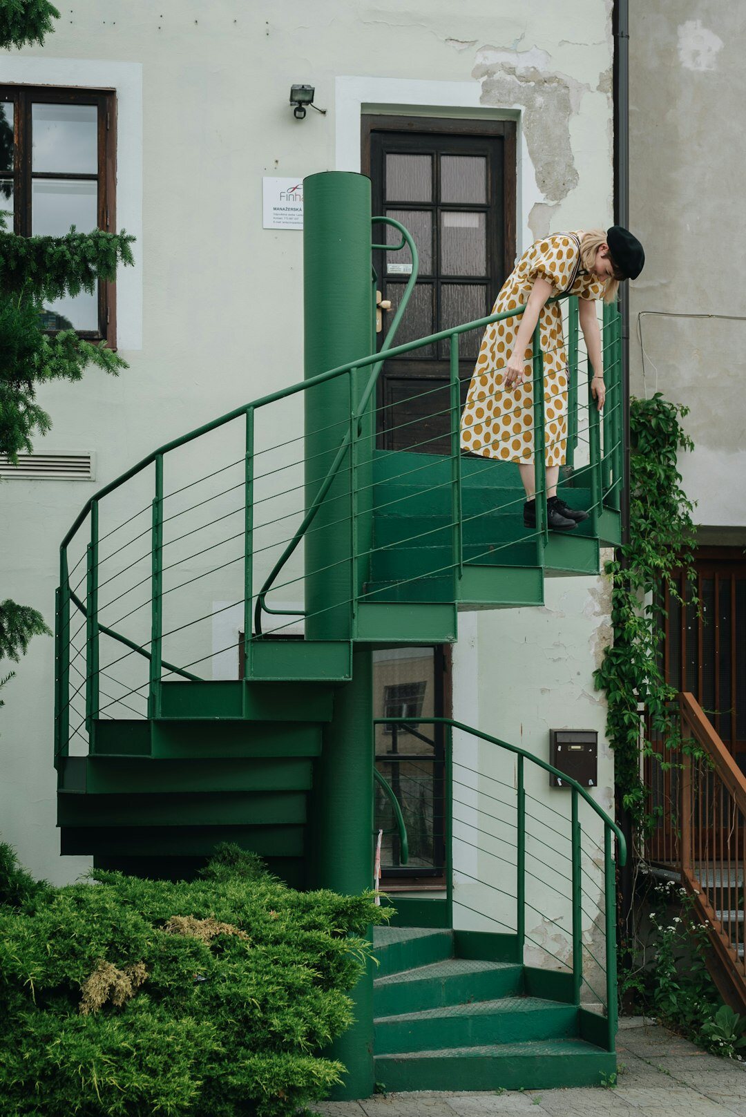 Portrait of a Czech woman gardening editor and author